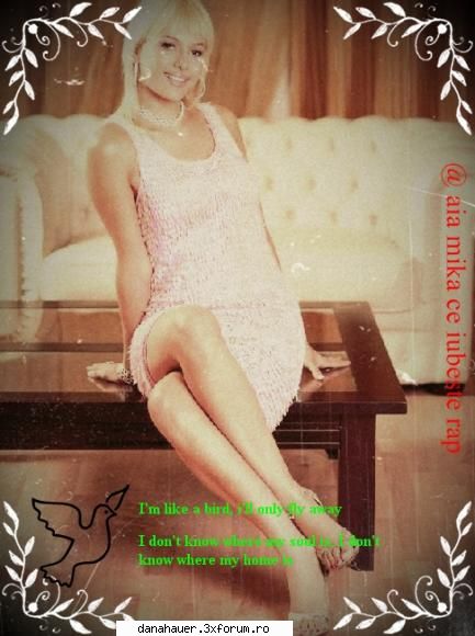 despre dana nume real: ioana daniela pisidata nasterii: mai 1984 (23 ani)zodia: taurlocul nasterii: